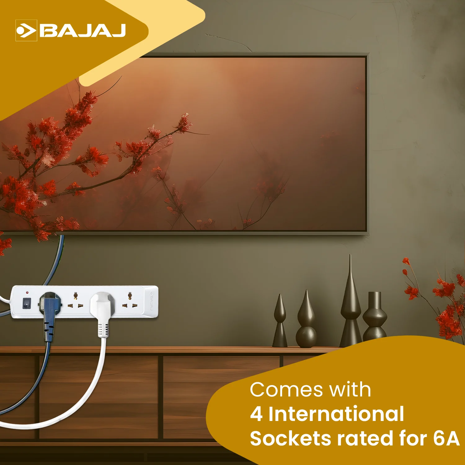 BAJAJ 4 WAY SPIKE AND SURGE GUARD - Image 3