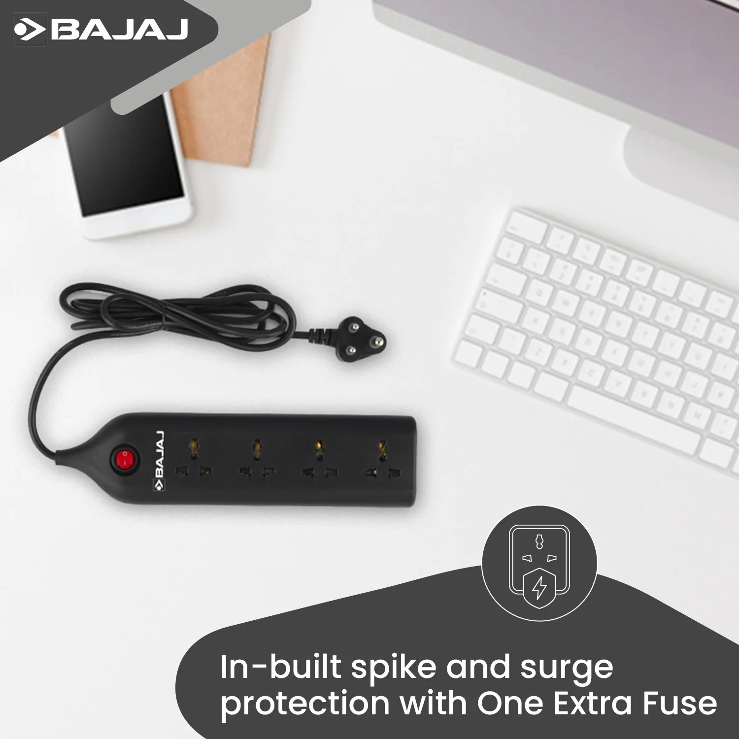BAJAJ SPIKY 4 WAY SPIKE AND SURGE GUARD - Image 4